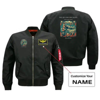 Thumbnail for VINTAGE G4030 - The Record Breakers - Bomber Jacket design on black+name