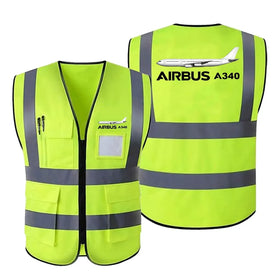 The Airbus A340 Reflective Vests