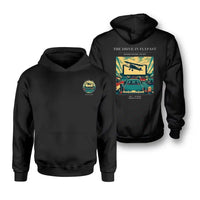 Thumbnail for VINTAGE G4397 - The Drive-In Flypast - Double-Side Hoodie design on black double side