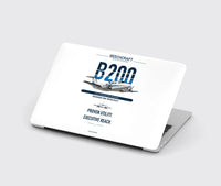 Thumbnail for Beechcraft King Air B200 design on white MacBook case
