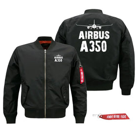 Airbus A350 Silhouette & Pilot Jackets (Customizable)