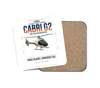 Thumbnail for Guimbal Cabri G2 design on white 1 piece coaster