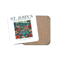 Thumbnail for ST. JOHN'S - Poster - Coaster - White