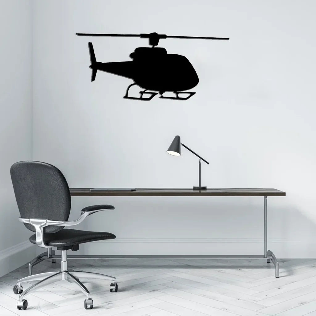 Customisable Helicopter Metal Sign - view 2