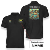 Thumbnail for PORTREE - Poster - Double-Side Polo - Black + Name
