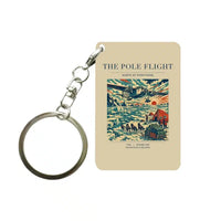 Thumbnail for VINTAGE G4019 - The Pole Flight - Designed Key Chain design on beige