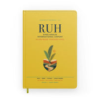 Thumbnail for King Khalid International Airport (RUH) design on yellow notebook