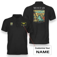 Thumbnail for MOSTAR - Poster - Double-Side Polo - Black + Name