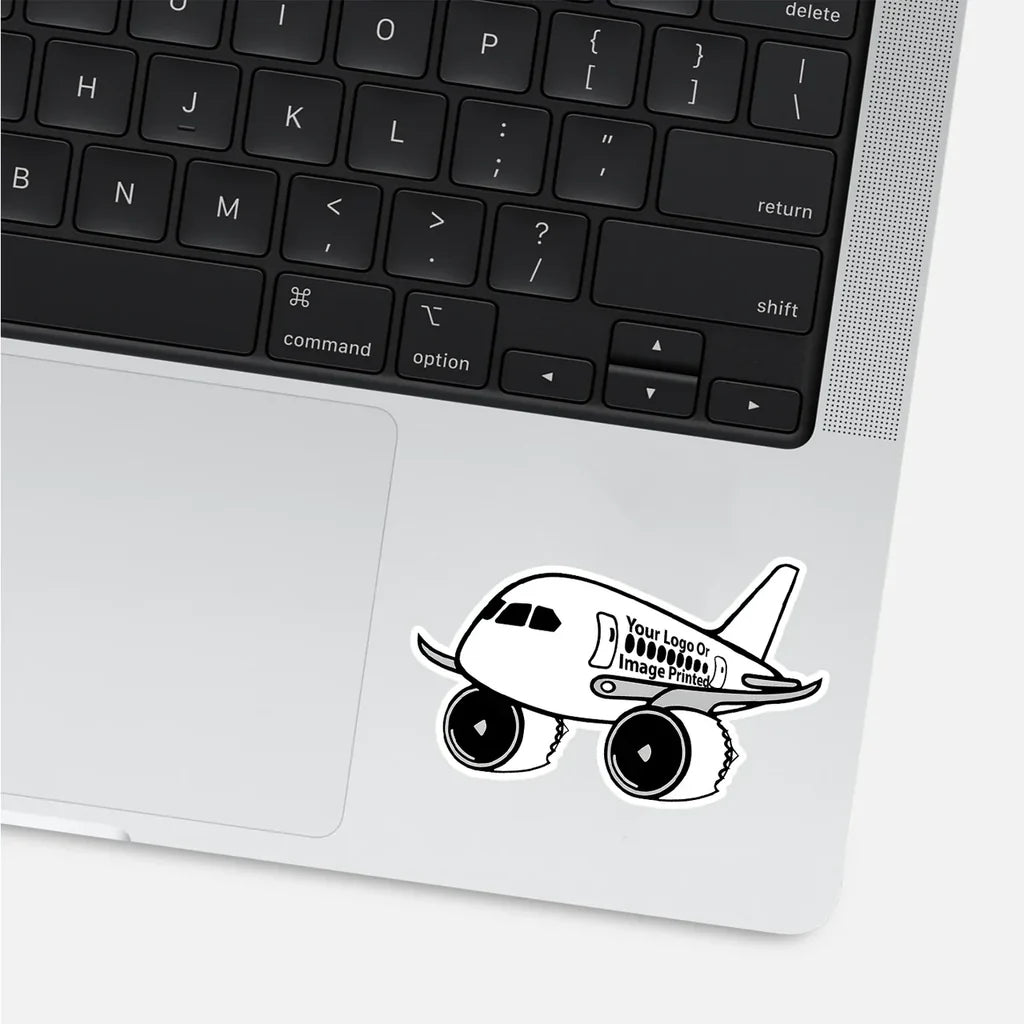 Custom Design Image Logo Airbus A220 Airplanes sticker