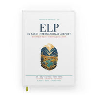 Thumbnail for El Paso International Airport (ELP) design on white notebook