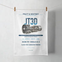Thumbnail for JT3D design on white towel