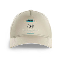 Thumbnail for DJI Inspire 3 design on beige printed hat