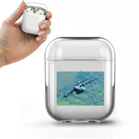 Thumbnail for Cruising Airbus A400M AirPods transparent case - Normal