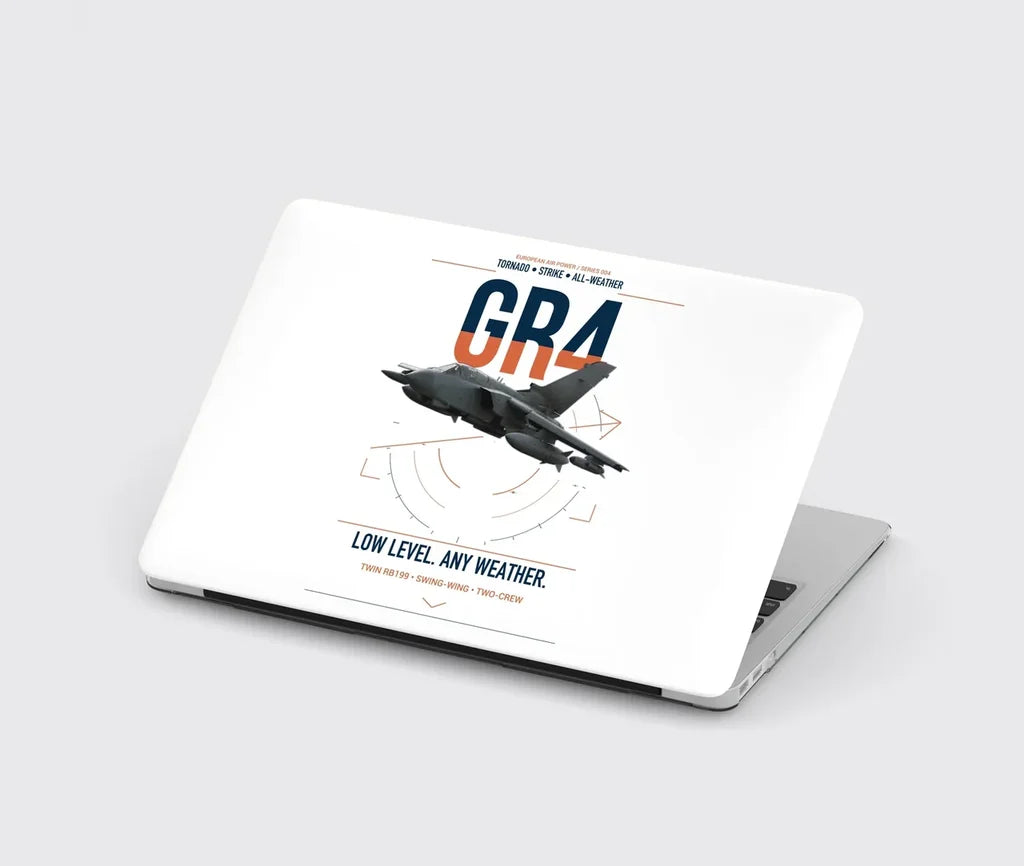 Panavia Tornado GR4 design on white MacBook case