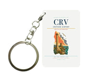 Thumbnail for Crotone Airport (CRV) design on white key chain