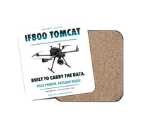 Thumbnail for Inspired Flight IF800 Tomcat design on white 1 piece coaster