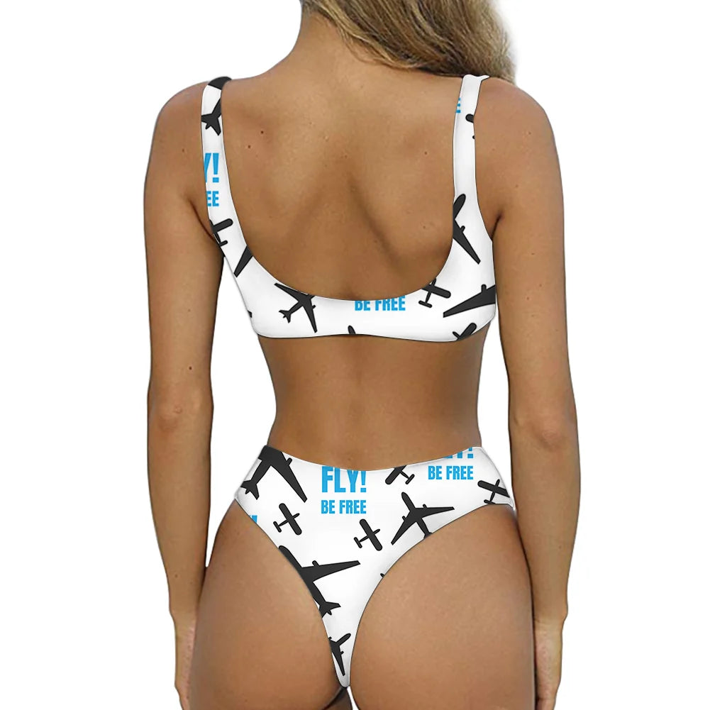 Fly Be Free White Bikini - view 2