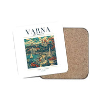 Thumbnail for VARNA - Poster - Coaster - White
