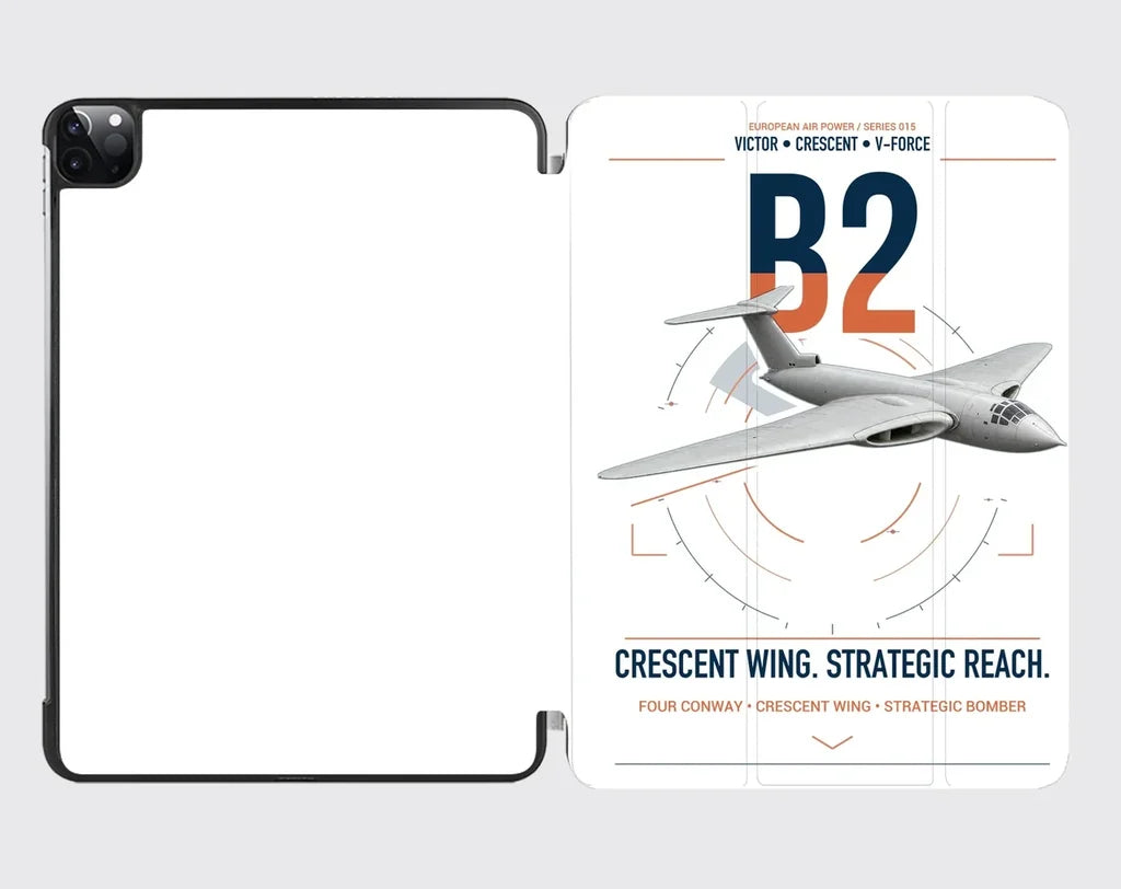 Handley Page Victor B2 design on white ipad tablet case