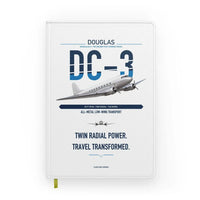 Thumbnail for Douglas DC-3 design on white notebook