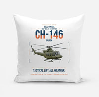 Thumbnail for Bell Canada CH-146 Griffon design on white pillow
