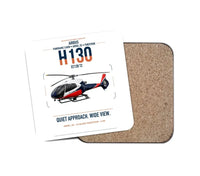 Thumbnail for Airbus H130 design on white 1 piece coaster