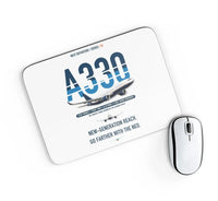 Thumbnail for Airbus A330-800neo design on white rectangle mouse pad