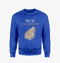 Thumbnail for Montgomery Regional Airport (MGM) design on blue sweatshirt