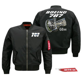 Boeing 787 & GENX Engine Pilot Jackets (Customizable)