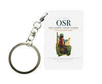 Thumbnail for Leoš Janáček Airport Ostrava (OSR) design on white key chain
