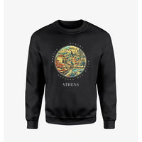 Thumbnail for ATHENS - Badge - Sweatshirt - Black
