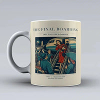 Thumbnail for VINTAGE G4102 - The Final Boarding - Ceramic Mug design on beige