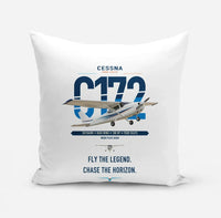 Thumbnail for Cessna 172 Skyhawk design on white pillow
