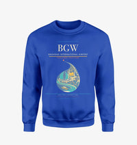 Thumbnail for Baghdad International Airport BGW Sweatshirt - Blue