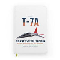 Thumbnail for T-7A Red Hawk design on white notebook