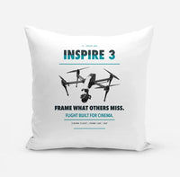 Thumbnail for DJI Inspire 3 design on white pillow