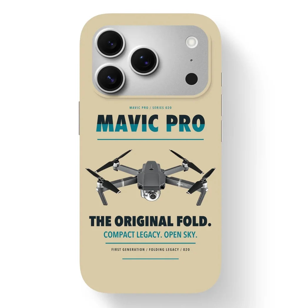DJI Mavic Pro Case design on beige iphone case
