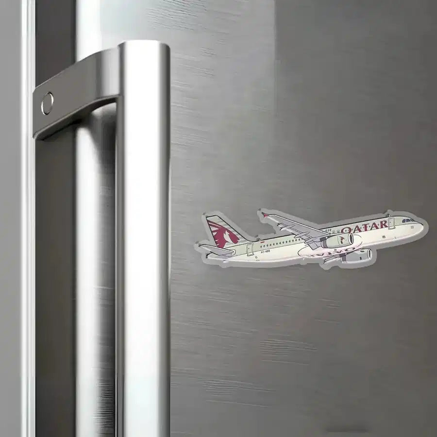 Qatar Airways Airbus A320 Designed Airplanes Magnets - view 2