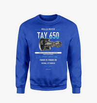 Thumbnail for TAY 650 design on blue sweatshirt