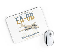 Thumbnail for EA-6B Prowler design on white rectangle mouse pad