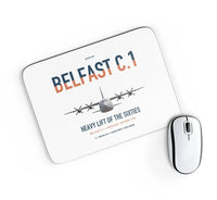 Thumbnail for Short Belfast C.1 design on white rectangle mouse pad