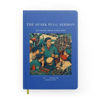 Thumbnail for VINTAGE G4264 - The Spark Plug Sermon - Designed Notebooks design on blue