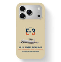 Thumbnail for E-3 Sentry AWACS design on beige magsafe iphone case, for iPhone 17 Pro
