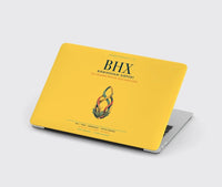 Thumbnail for Birmingham Airport (BHX) design on yellow MacBook case