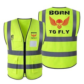 Born To Fly SKELETON Reflective Vests