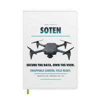 Thumbnail for ACSL SOTEN design on white notebook