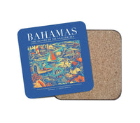 Thumbnail for BAHAMAS - Poster - Coaster - Blue