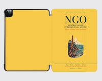 Thumbnail for Central Japan International Airport (NGO) design on yellow ipad tablet case