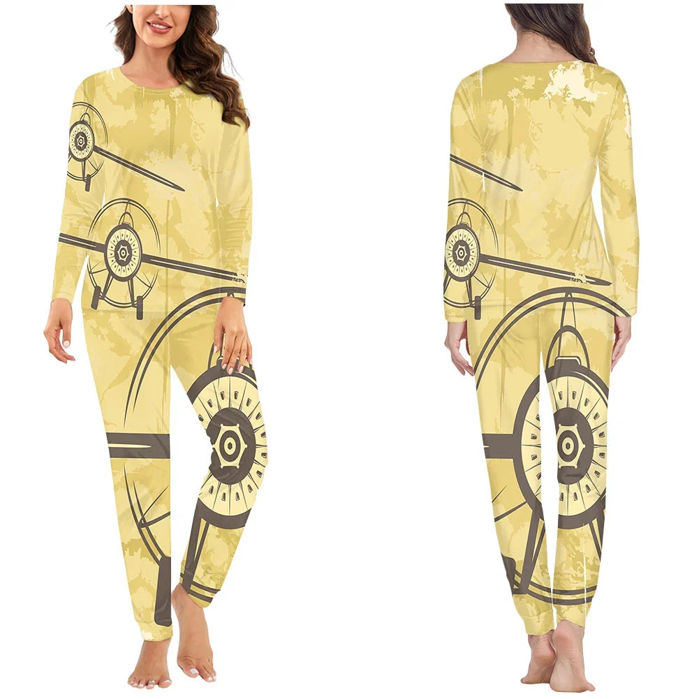 Super Vintage Propeller women pajamas - view 2