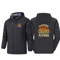 Thumbnail for I'd Rather Be Flying Rain Jacket - view 2